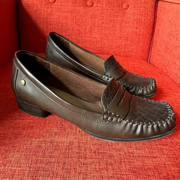 Life Stride Soft System Brown Penny Loafer Shoe - Picture 1 of 6